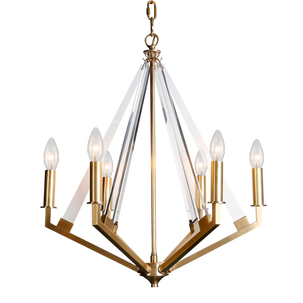 Люстра Cloyd LIMNOR C6 / Ø61 см - латунь (арт.10349)