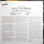 Paul Chambers Quartet / Bass On Top (LP)