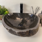 Раковина из речного камня RS-65370 49*46*15 0856