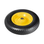 68957 Колесо пневматическое 4.80/4.00-8 D390мм, подш. внут. диам. 20мм, длина оси 80мм  Palisad