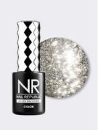 382 Гель-лак Nail Republic, 10 мл Жидкий кристалл Серебро