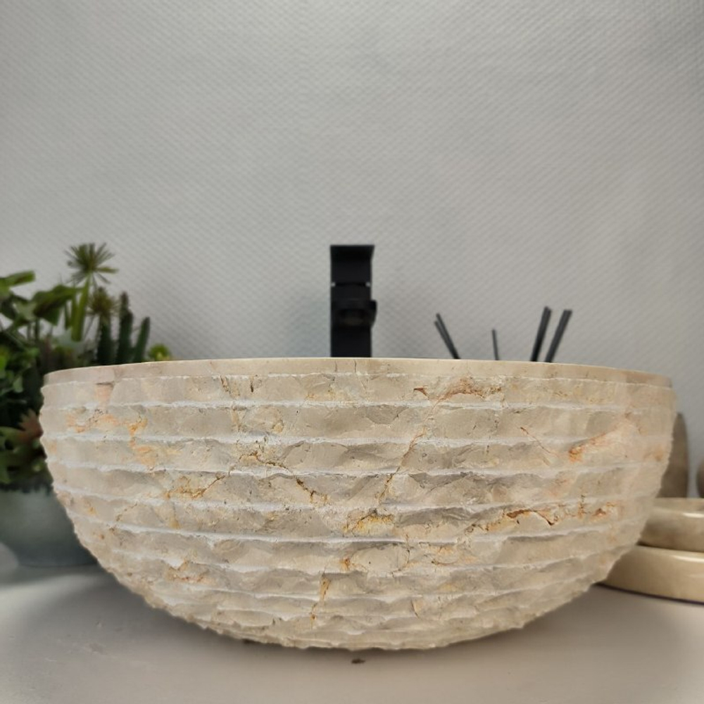 Раковина из мрамора Bowl Cream Marmo BM-62841 40*40*15 98