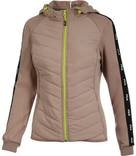Женская теннисная куртка Fila Coachjacket Frida Women - stucco