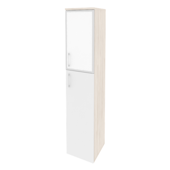 Оникс Шкаф высокий узкий правый O.SU-1.7 R (R) white  400*420*1977