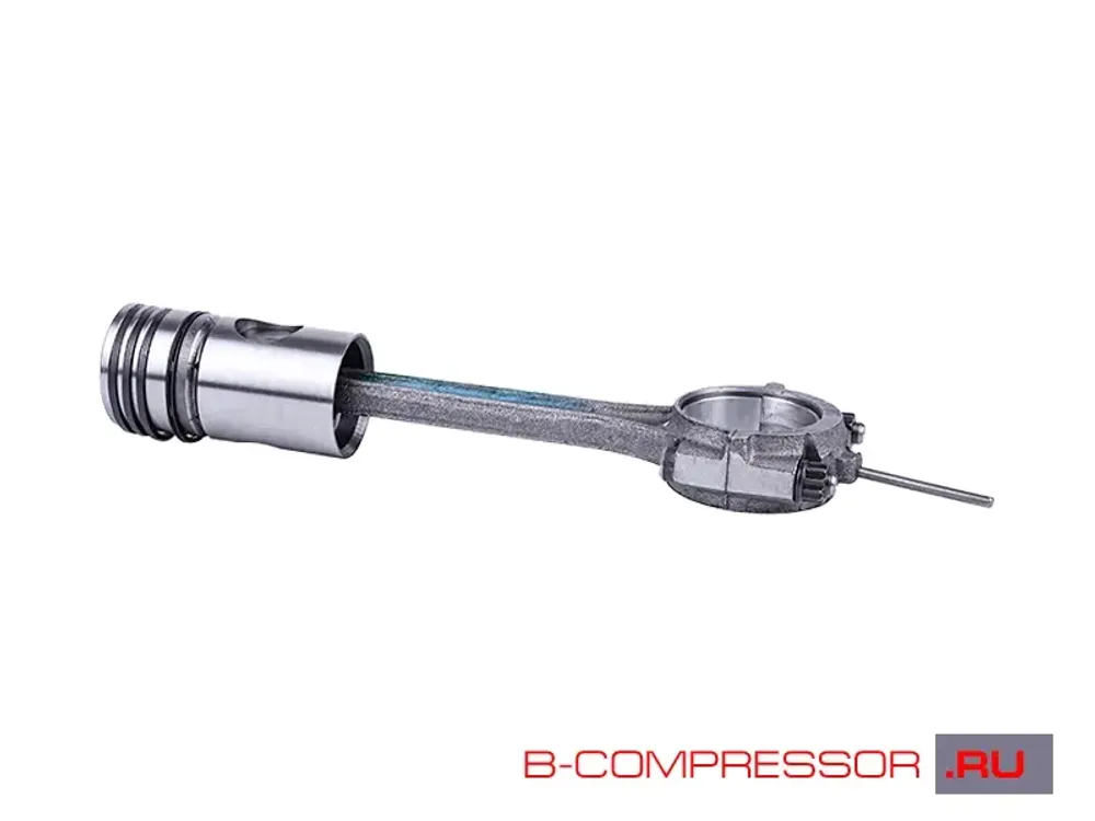 Поршень с шатуном ЦВД для компрессора К33.06.00.200