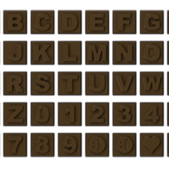 221 | Форма "Алфавит" (275*205 мм)