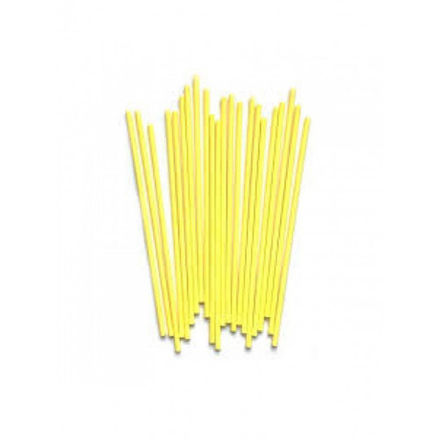 Палочки для кейк попсов 15см (жёлтые) 10шт