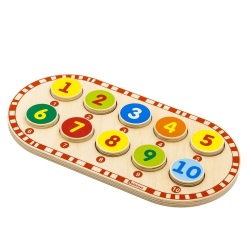 Пазл"Цифры", развивающая игрушка для детей, обучающая игра из дерева
