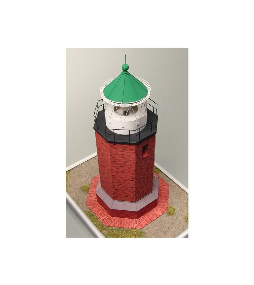 Сборная картонная модель Shipyard маяк Rotes Kliff Lighthouse (№87), 1/72