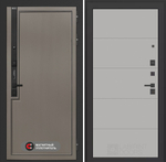 Входная дверь Лабиринт Лаб 1 Про - 13 Грей софт