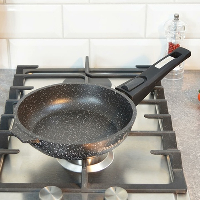 Сковорода 18см Гранит black Induction Pro со съемной ручкой