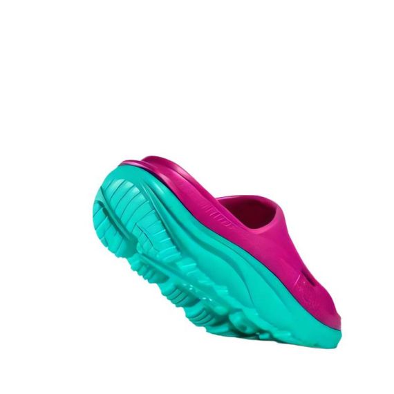 Hoka One One Ora Recovery Slide 3 'Purple Red Electric Water'