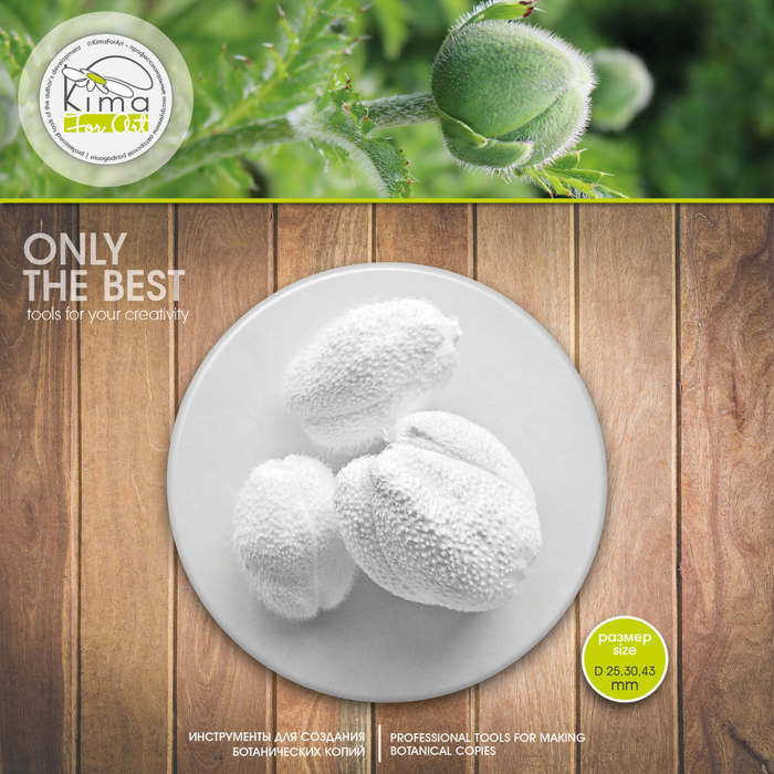 Мак восточный бутоны крупные молд