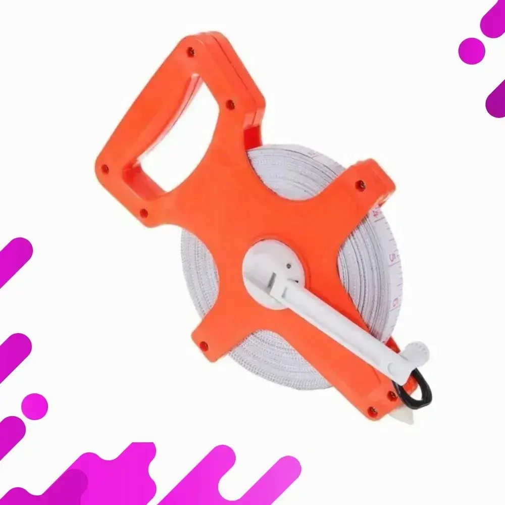 Измерительная геодезическая рулетка 50 м х 13 мм