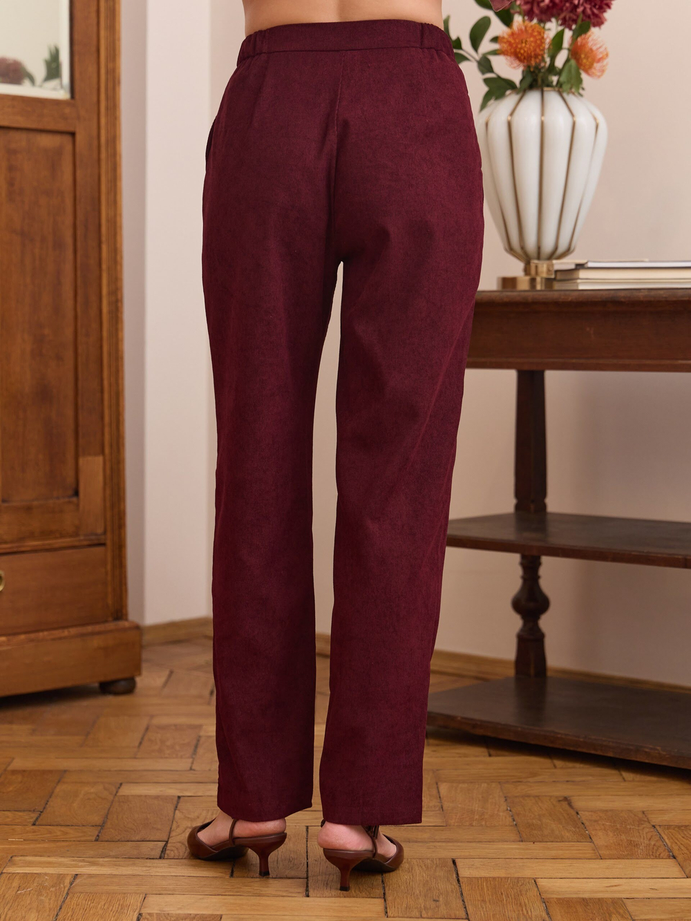 Брюки классические вельветовые