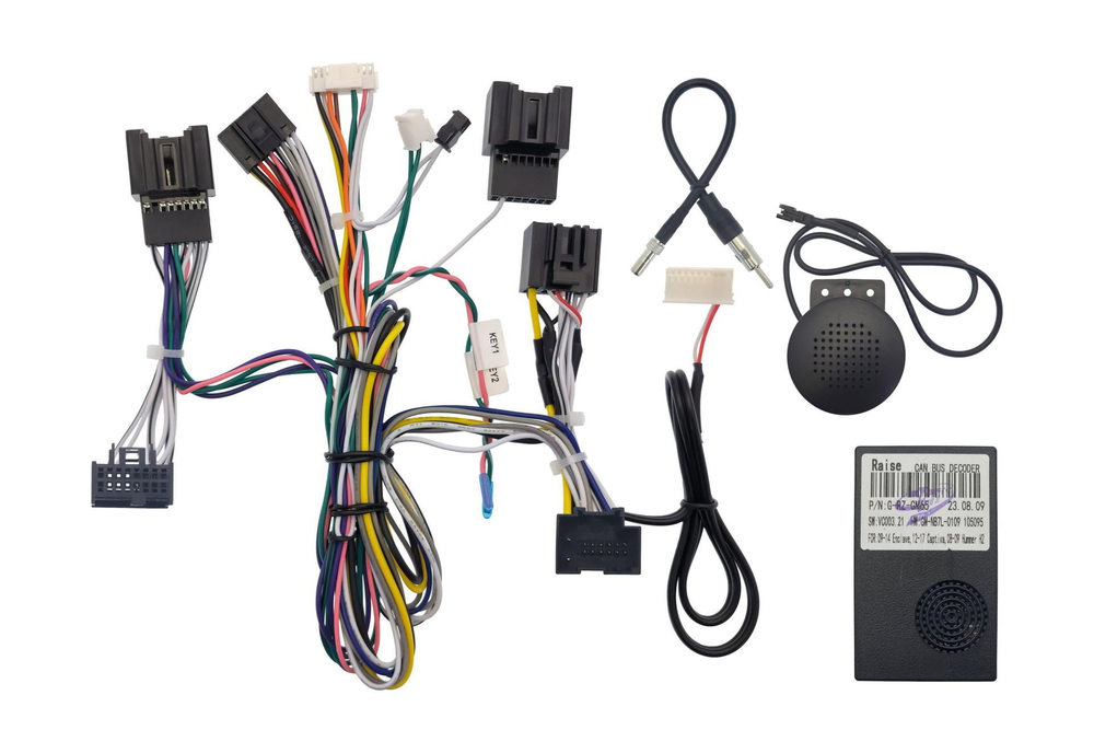 Комплект рамки с разъёмами 10" Chevrolet Captiva 2011-2016 - Car-Smart 7066