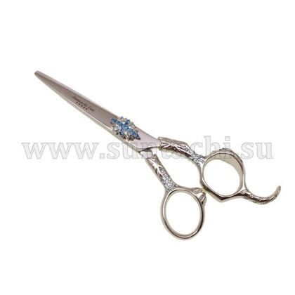 Suntachi Lux прямые ножницы SL5-IBR-55V Snow Silver ✅ Оригинал
