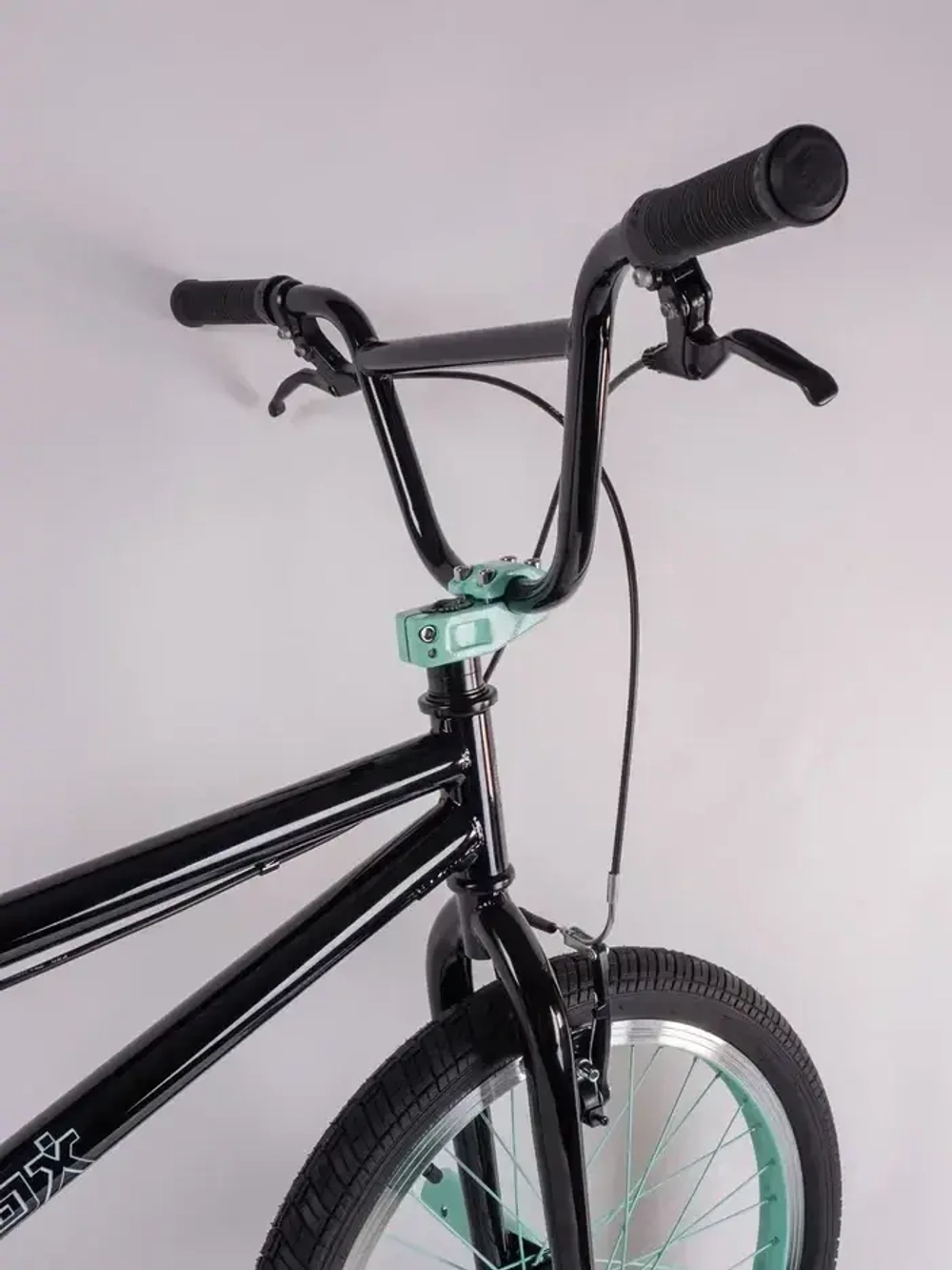 Велосипед BMX Tech Team Fox 20" 2023 черно-бирюзовый