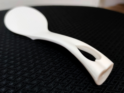 Пластиковая ложка для мультиварки рифлёная