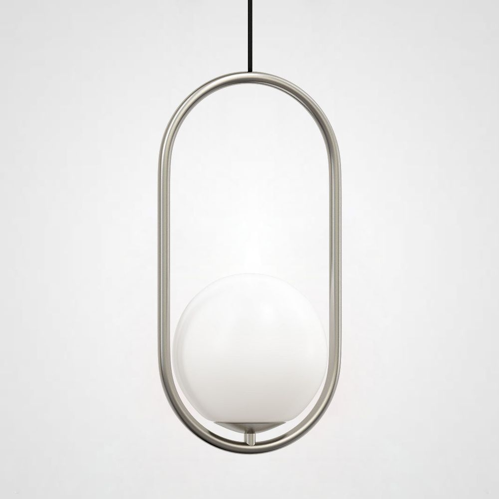 Подвесной светильник Matthew McCormick hoop 40 Silver MILA Pendant