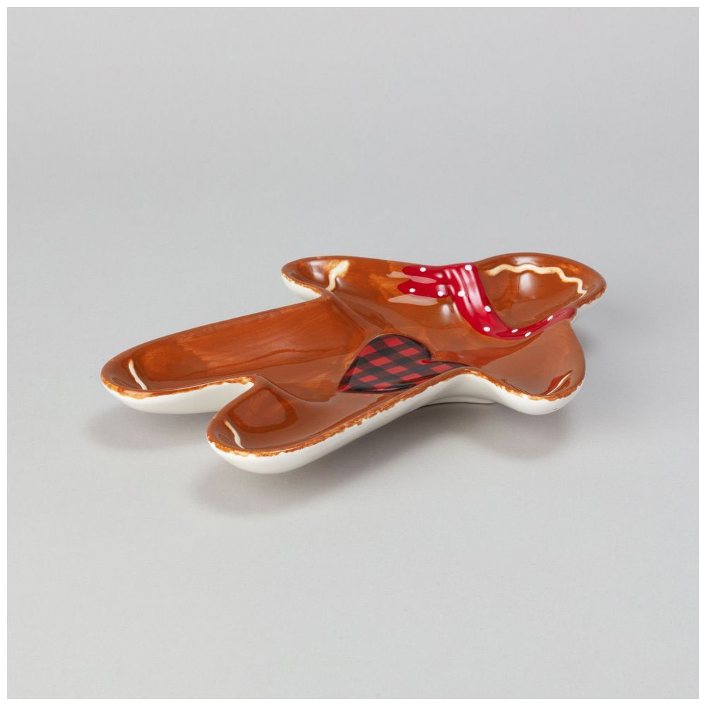 ТАРЕЛКА ЗАКУСОЧНАЯ AGNESS “ПРЯНИЧНЫЙ ДОМИК" 20,8*15,5*2,8 СМ (КОР=24ШТ.)