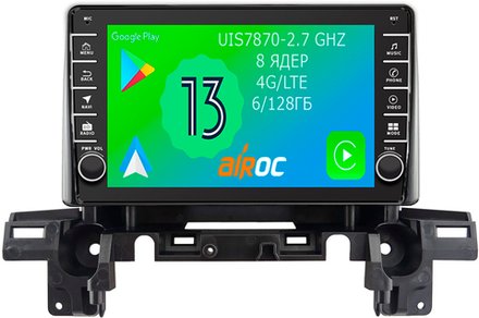 Магнитола для Mazda CX-5 KF 2017-2024+, CX-8 - Airoc AB-2420 (кнопки и крутилки), Android 13, TS20, 6/128Гб, SIM-слот, CarPlay