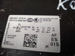 Фара правая LED Skoda Kodiaq 16-нв Б/У Оригинал 566941016h