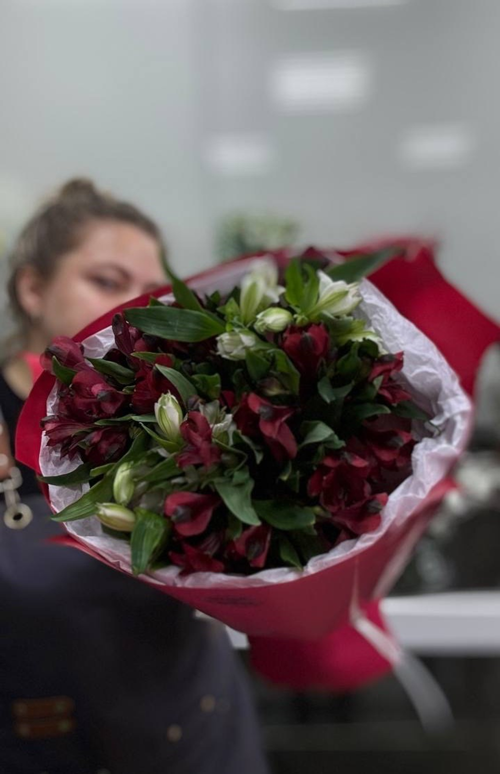Букет из 7 альстромерий
