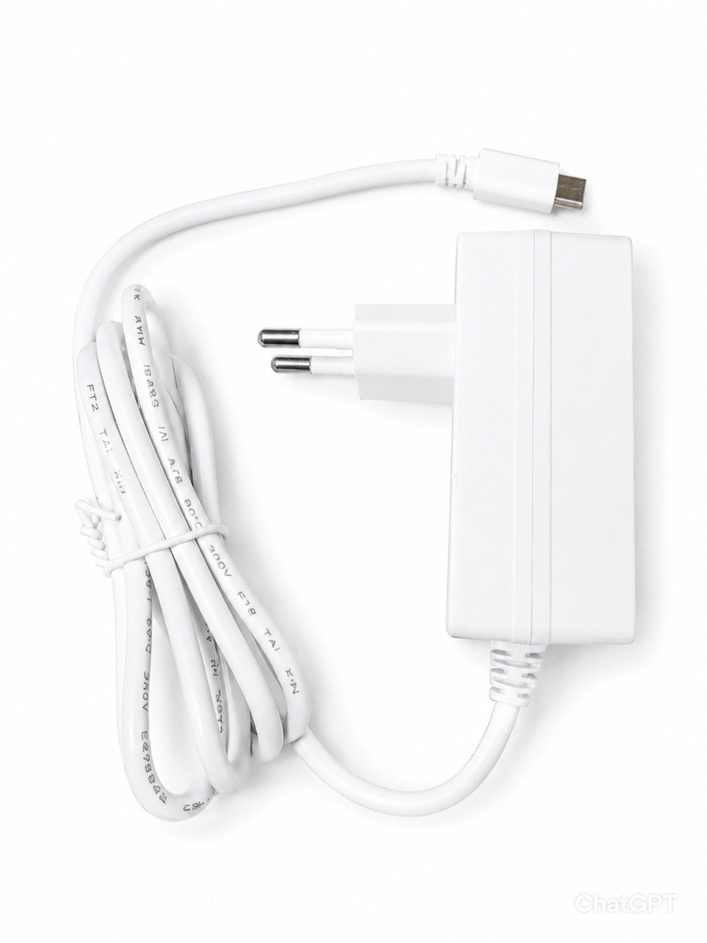 Блок питания 27 Вт с кабелем USB type-C для Raspberry PI 5 белый