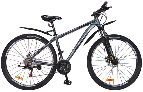 Велосипед 29" Nameless S9400D, серый, 17"