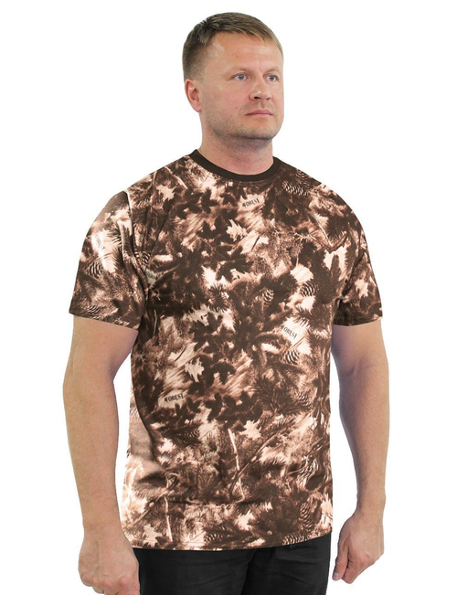 Футболка камуфляж (Лес, кулирка)