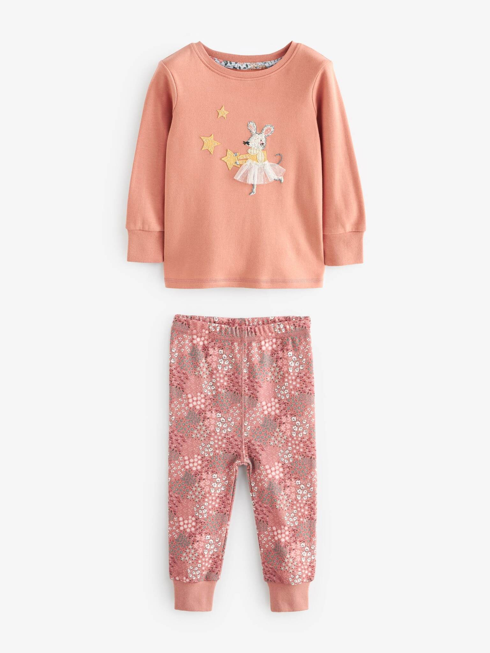 Пижама для девочки Next Q96-761, 3 шт., Розовый, Голубой