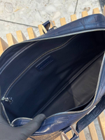 Портфель из кожи крокодила Zilli