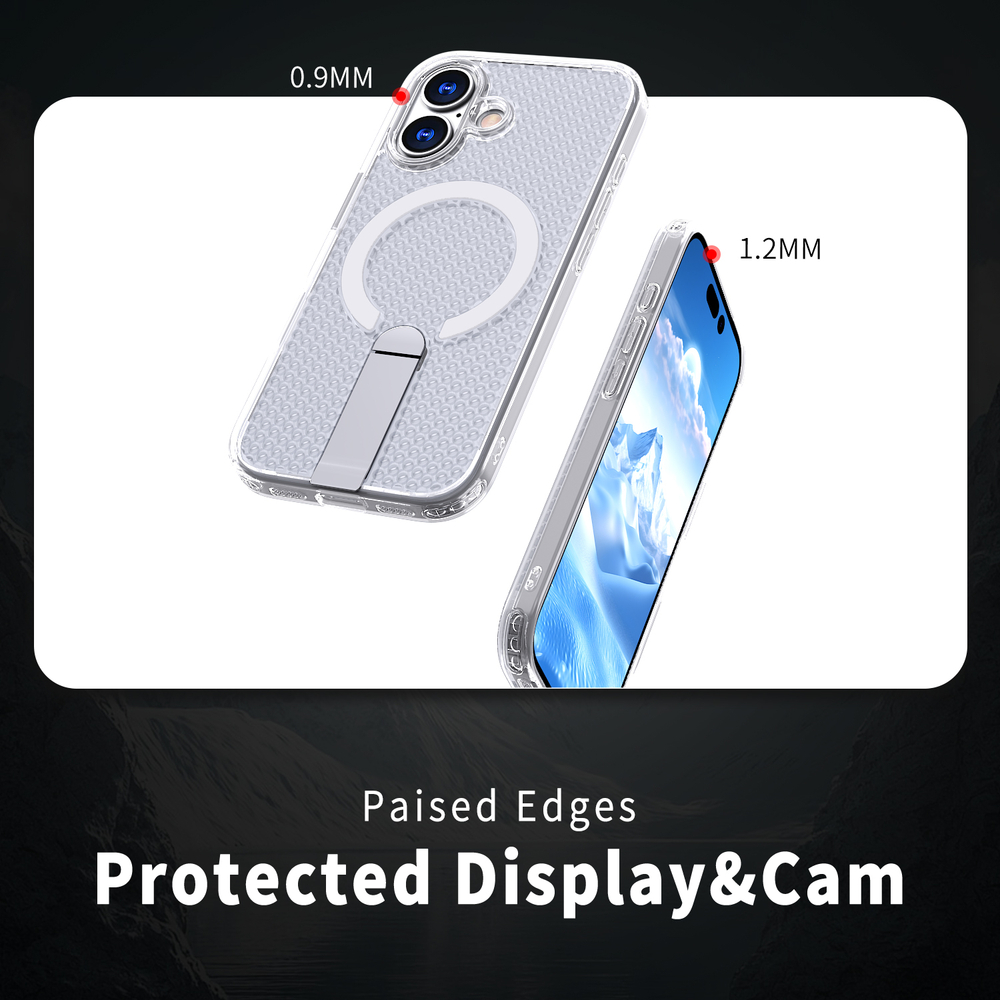 Прозрачный чехол Mesh Pro Magnetic Case для iPhone 17