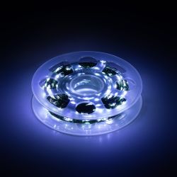 Светодиодная новогодняя гирлянда ЭРА ENIN-500W Нить холодный свет 50 м 500 microled IP44 220В | Гирлянды