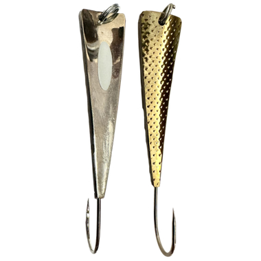 Блесна зимняя Жор Лыжа 3.39 10г Одностволка Латунь-Нейзильбер