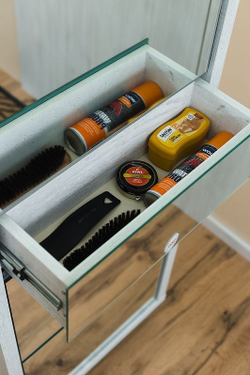 Обувница в прихожую для обуви Айрон Люкс Плюс 5 секций