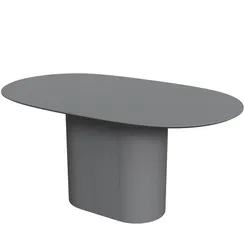 Стол обеденный Type овальный 160*95 см (серый)