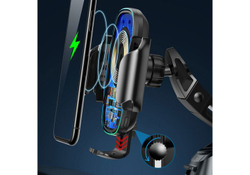 Авто держатель для телефона с QI Light Electric 15W