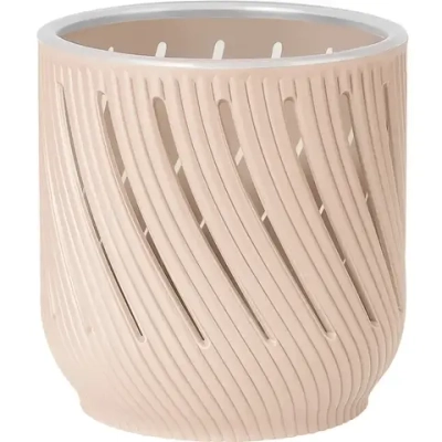 Кашпо для цветов пластиковое 2л d-14,5см «Fleurs» Пудровый