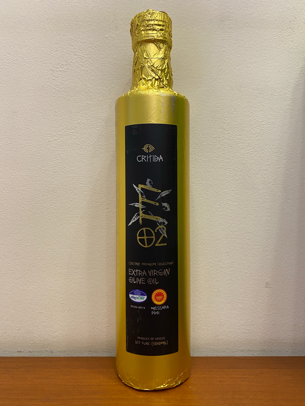 Оливковое масло Critida D.O.P. Messara 0.2, стекло, Греция