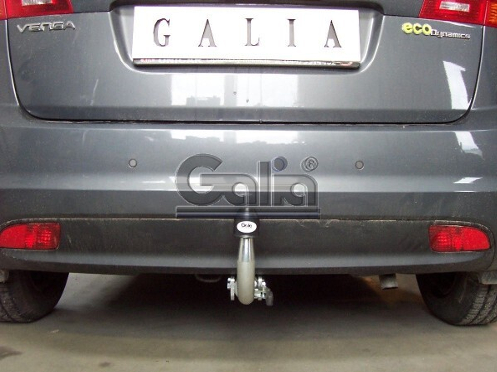 Фаркоп оцинкованный Galia K035A для Kia Venga 2010-2017(паспорт и сертификат в комплекте)(без электрики)