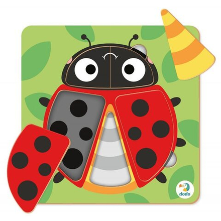 Dodo - Сортировщик пазлов Мини Божья коровка 5 шт. 300364