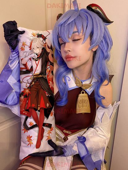 Мини дакимакура Каэдэхара Кадзуха из Геншин Импакт | Genshin Impact арт. M0940, 60х20 см