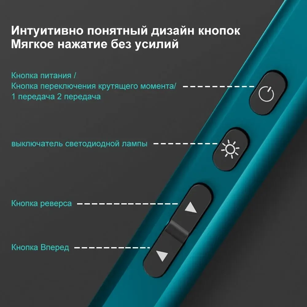 Отвертка электрическая RDDSPON Electric Screwdriver Set 26in1 ( с подсветкой , магнитная)