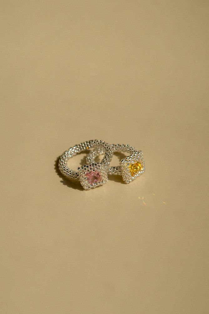 Кольцо помолвочное из бисера / Beaded Breakfast