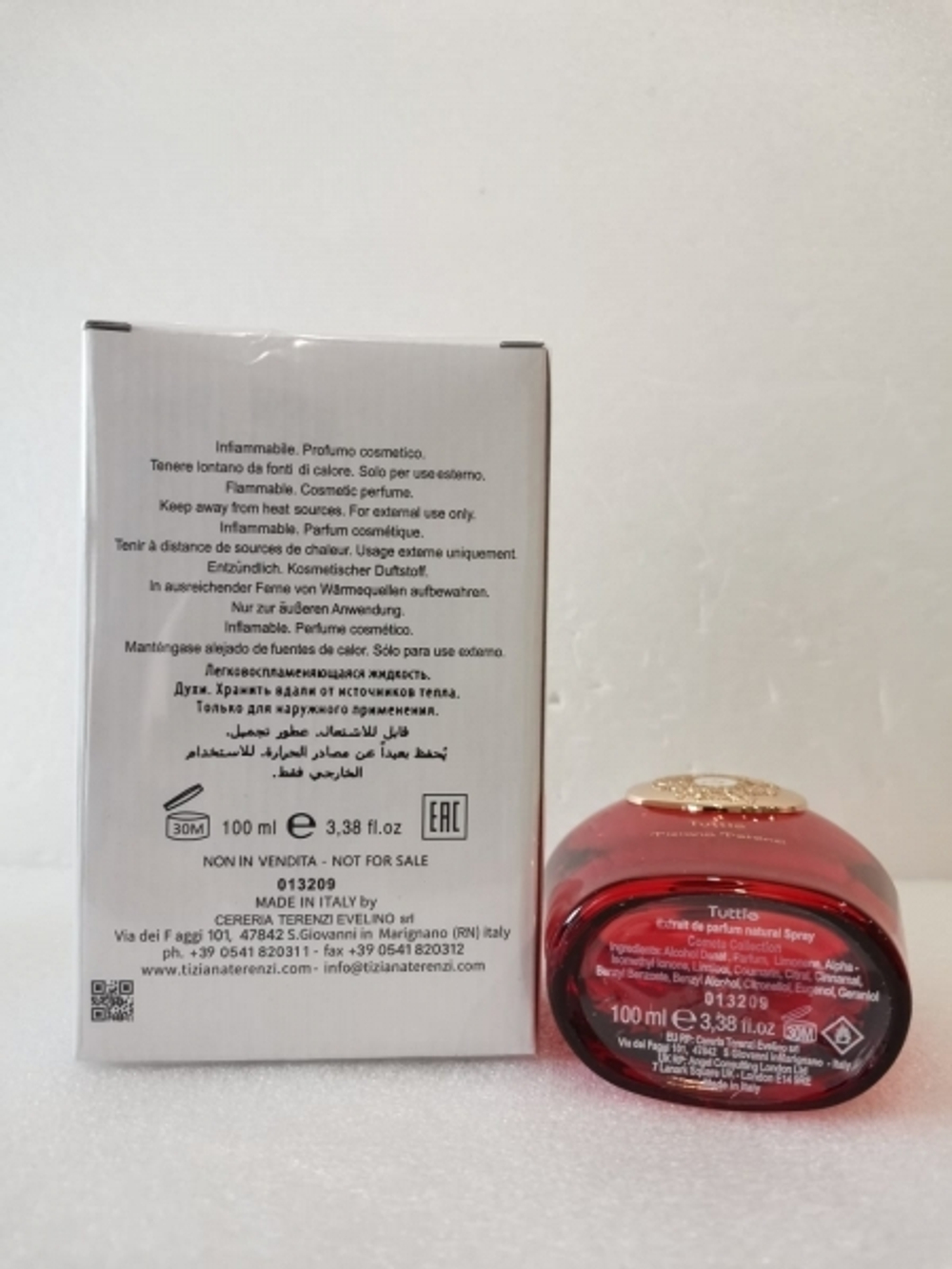 Tiziana Terenzi Tuttle 100 ml TESTER (duty free парфюмерия)