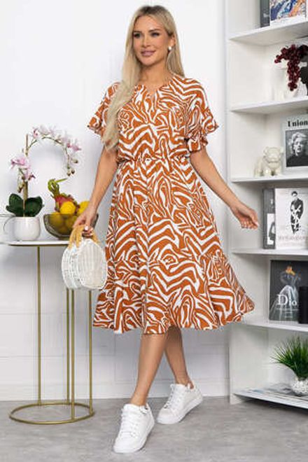 Платье Кристи (рыжее) П13869-35М LT Collection