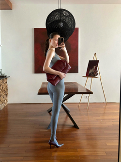 Леггинсы из трикотажа со штрипками "(dis)balance"