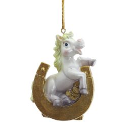 GAEM Фигурка декоративная подвесная "Лошадка", L5 W3 H7,5 см, 6в.